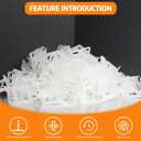 DGSL Tile Leveling System, 2000-Piece 1/8" Tile Spacers Clips Tile Tools, Tile Installation Tools for Professional Ceramic Tile and Stone Installation
