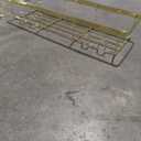 Moforoco 3-Pack Shower Caddy Basket Shelf with Soap Holder, No Drilling Traceless Adhesive Shower Wall Shelves, Rustproof Gold Bathroom Shower Storage Organizer