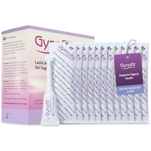 Gynofit Lactic Acid Vaginal Gel - Vaginal Moisturizer - pH Balance Restorer - Vaginal Health - Prevents Itching, Burning & Odor - Hygienic Applicator - Treats & Prevents Vaginal Infections (12 Count)