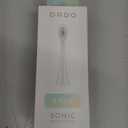 Ordo Sonic Pulse Electric Toothbrush Replacement Heads for Teeth Cleaning, Plaque Removal, Silicone Polishing, Deep Bristles, Adults, Pack of 4 Brush Heads (White)