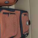 Travel Select Amsterdam Softside Expandable Rolling Luggage Set, 2-Piece Upright Suitcases with 2-Wheel Design, Lightweight Durable Polyester, Orange