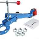 Smartxchoices Blue Steel Fender Roller Reforming, Flaring, Forming, Extending Wheel Arch Roller Lip Fender Rolling Tool Auto Body Shop Heavy Duty