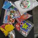 CJML 1 Zhong Mario Birthday Party Supplies, 24 Cupcake Cake Toppers 3 Packs