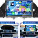 [4+64G] Hikity Android 15 Car Stereo for Honda Odyssey EX-L 2011-2017 with Wireless Carplay Android Auto, 9'' IPS Touch Screen Radio Bluetooth Mirror Link GPS WiFi SWC AI DSP/FM/RDS/EQ Backup Cam+Mic