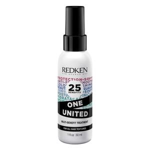 Redken One United All-In-One Leave In Conditioner - Multi-Benefit Leave In Treatment For All Hair Types, Heat Protectant and Detangler Spray, Paraben-Free