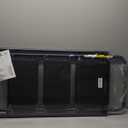 3 Step Ladder, Protable Steel Folding Stool with Wide Anti-Slip Pedal, 500lbs Sturdy Steel Ladder, Black