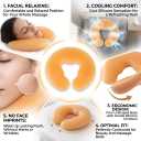 Soft Massage Face Relax Pillow, Headrest Overlay Weigh Silicon Silicone SPA Beauty Salon Skin Care Head Cushion Pad, Default