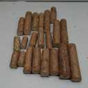 Jetec 3 Tiers Round 3 Tiers Rectangular Wood Cake Stand Rectangular Round Rustic Wedding Cake Holder Tray with Wooden Slice Toppers and Cutter for Wedding Reception Party Event