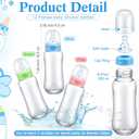 Roowest Bottle Chug Baby Shower Game Favors 12 Pcs Baby Shower Bottles Favor with 1 Wooden Sign for Gender Reveal Party Supplies Gifts (Bear)
