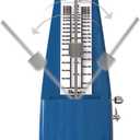 Mechanical Metronome Loud Sound Piano Drum Violin Guitar Saxophone Blue