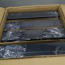 Seinloes 4 Pack Expandable Pull Out Cabinet Organizer 21"Deep With Raising Pad for Framed Cabinets,Upgrade 3 Slide Rails Slide Out Drawers,No Drill Roll Out Shelves,Adjustable Width 12.1"-20.4" Black