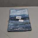 Blue and Grey Table Runner,Abstract Modern Art Burlap Table Runners for Table Dresser Runner Farmhouse Style for Dinner Party Holidays Home Decoration (Blue Grey, 13"x 71")