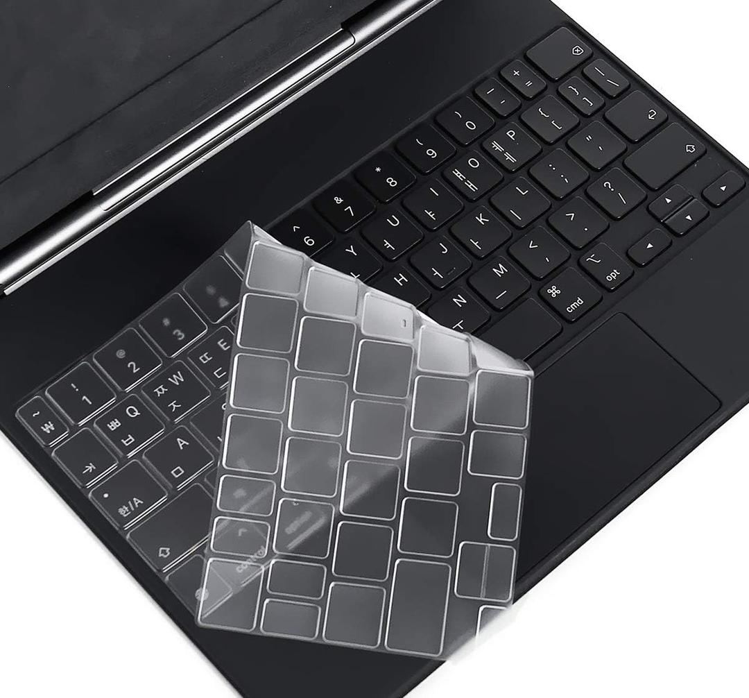 CaseBuy Ultra Thin Keyboard Cover for Apple iPad Air 11-inch(M2 2024) & iPad Air 5th 4th Gen & 2022 M2 iPad Pro 11 inch with Magic Keyboard(4th 3rd 2nd Generation), US Keyboard Layout