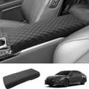 Coleya 2025 Camry Center Console Cover for Toyota Camry (LE/SE/XLE/XSE), Waterproof&Comfy Leather Cushion 2025 Camry Console Armrest Cover 2025 Camry Accessories (Padded)