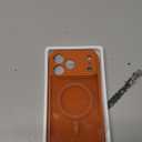 Miracase Magnetic for iPhone 17 Pro Max Case, Compatible with MagSafe, Integrated Silicone Camera Control Cover, 3.0mm Thicken Shockproof Drop Protection Phone Case for 17 ProMax, Orange