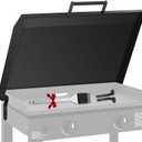 Blackstone Griddle Cover 36 inch, Matte Texture Aluminum Blackstone Grill lid, Powder-Coated, Suitable for 36 Griddle Grill Cover (Hinged Lid with Handle)