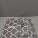 Smiry Rectangle Picnic Table Cover, Waterproof Elastic Fitted Camping Tablecloths for 4 Foot Tables, Wipeable Flannel Backed Vinyl Tablecloth Protector for Indoor, Outdoor (Grey, 24x48 Inches)