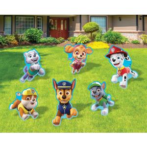 Paw Patrol Yard Signs with Metal Stakes, 17" Characters