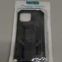 SOiOS for iPhone 13/14/15 Phone Case: for iPhone 16e Protective Cover with Built-in Kickstand | Heavy Duty Military Grade Hard Protection Shock Proof | Durable Dual-Layer Design Black