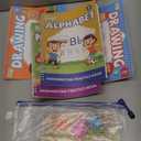 Magic Grooved Handwriting Practice Book for Kids Ages 3-8, Reusable Tracing Workbooks with Auto-Disappearing Ink, Preschool Learning Activities for Toddlers-Gifts for Children