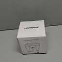 15W Ultrasonic Retainer Cleaner with 2 * 2000mAh Rechargeable Battery, LUMYSPACE 435KHz Denture Cleaner Machine, Digital Timer & U-V-C Lights for Braces Night Guard Mouthguard Aligners Jewelry