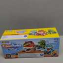 JOYIN 3 Pack Monster Truck Toy - Motion Activated Light Up Cars for Toddlers - Monster Glow Rover LED Wheels - Baby Boy Toys - Press and Go Dinosaur Trucks for Kids Valentines Day Boy Birthday Gifts