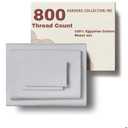 Sanders Collection Inc SCI Luxury 4PC Sheet Set 800 Thread Count Bedsheets Pure Egyptian Cotton Queen Size Sateen Weave Hotel Sheets Deep Pocket (Light Blue)