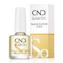 CND SolarOil Cuticle Oil, Natural Blend Of Jojoba, Vitamin E, Rice Bran and Sweet Almond Oils, Moisturizes and Conditions Skin, 0.25 fl oz