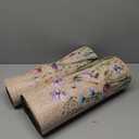 KIMODE Anti Fatigue Mats for Kitchen Floor 17"x59"+17"x29", Farmhouse Floral Kitchen Rugs, Cushioned Memory Foam Kitchen Mats, Comfort Standing Mat for Laundry, Office, Sink, Desk Brown