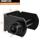 4 Pack Sliding Winch for Flatbed Trailer Compatible with 4 inch Flatbed Winch Straps 30 Ft, Flatbed Equipment Accessories for Tie Down System