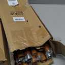 QDWIS 2 Pack Wood Curtain Rods for Windows 66 to 120 Inch, 1'' Adjustable Decorative Drapery Rods with Imitation Wood Grain Leaf Pattern Finials, Boho Heavy Duty Curtain Rods Set 36''-120''