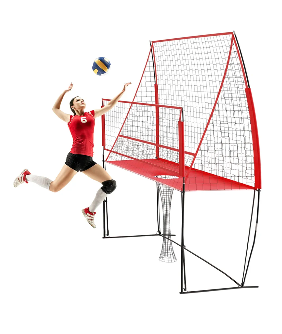 Volleyball Training Net, 8 X 11 Ft Adjustable Volleyball Net for Backyard, Volleyball Training Equipment Net for Indoor Outdoor