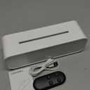 Essential Oil Diffuser, Music Sync Colorful Flame Essential Oil Diffuser, Colorful Flame Air Aroma Humidifier, Timer & Waterless Auto Off 250ml Diffuser with 7 Colors Light, Remote Control (White)