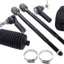 MOTOKU Front Inner and Outer Tie Rod Ends with Boot for Ram 1500 2013-2018