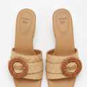 Sweet Life, Women's Slide Sandal, Natural , Size 8 1/2