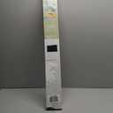 Cordless Light Filtering Mini Blind - 34 Inch Width, 48 Inch Length, 1" Slat Size - Black - Cordless GII Morningstar Horizontal Windows Blinds for Interior by Achim Home Decor