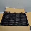 30 Pack Decorative Garden Fence Total 32.5ft (L) x 24in High 1.44" Gap Metal Wire Rustproof Small Animal Barrier Fence Easy Assembly Patio Yard Seedlings Protection Fencing Border Black