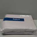 Bedsure 100% Washed Cotton Duvet Cover Queen Size - Lavender Minimalist Cotton Duvet Cover Linen Like for All Seasons - GentleSoft Plain Simple Bedding (Lavender, Queen, 90"x90")