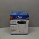 Anbige Replacement Parts Glass jar with Jar Base Bottom Cap,Blade with Rubber Gasket, Compatible with Oster Pro 1200 Blenders