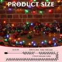 50Ft 1000 LED Cluster Lights for Christmas Tree Plug in Firecrackers String Light with Remote 8 Modes Timer Memory Waterproof Twinkle Fairy Decor for Xmas Tree Garland Window Decor(Colorful Light)