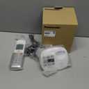 Panasonic Cordless Phone, Easy to Use with Large Display and Big Buttons, Flashing Favorites Key, Built in Flashlight, Call Block, Volume Boost, Talking Caller ID, 1 Cordless Handset KXTGU430W, 1 Handset White