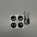 MiTag Duo - Bluetooth Tracker for iOS or Android, Smart Air Tracking Tag/Key Finder/Luggage Tracker/Item Locator, Compatible with iOS Find My or Google Find Hub App, IP67 Waterproof (4 Packs)