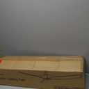 52" Ceiling Fans Without Lights, Solid Wood Ceiling Fan with Remote Control and DC Motor, Ceiling Fan no Light with 3 Blades, Indoor Outdoor Ceiling Fans for Patios, Bedroom- Matte Black