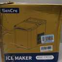 Ice Makers Countertop, 26.5Lbs/24H Ice Machine with 2 Sizes Bullet Ice, 9 Ice Cubes Release in 6 Mins, Self-Cleaning Portable Ice Maker with Ice Scoop and Basket for Home Kitchen Office Bar RV