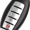 SUPALAND Remote Key Fob Replacement Fits for Nissan Altima Maxima 2016 2017 2018 Infiniti Q50 Q60 Push Start Button Smart Proximity Keyless Entry Remote Control KR5S180144014 S180144310 5 Buttons
