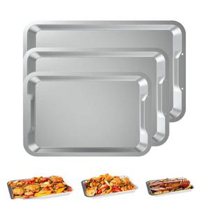 PETKAO Baking Sheet Set for Ninja B33003 Foodi NeverStick Premium, Nonstick Cookware Set for Oven, Dishwasher Safe, w/ 10 x 15 & 11 x 17 & 12 x19" Cooking Trays, Cookie Sheets for Ninja Sheet Pan 3PCS