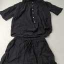 Fixmatti Women 2 Piece Outfit Summer Short Sleeve Top and Shorts Sweatsuit Set Size M