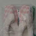 UBFEN Womens Slippers Classic Plaid Winter Warm with Memory Foam Fluffy House Shoes Platform Indoor Bedroom (9-10, B-white Pink)