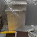 Multipurpose Plastic Classified Double-Bucket Trash can Household Press-Open lid Wheeled Large-Capacity Square for Office(Medium)