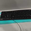 Logitech MK120 Full Size Wired Keyboard and Mouse Combo - Black